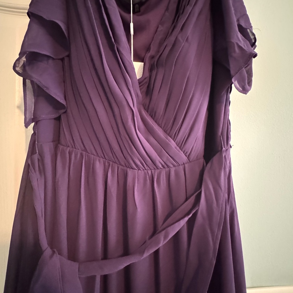 Elegant Purple Women's Dress